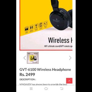 bluetooth headphone vingajoy bass +