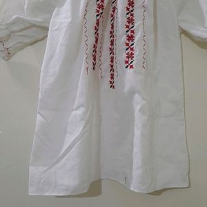 Embroidered top