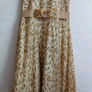 Ethnic Golden Gown