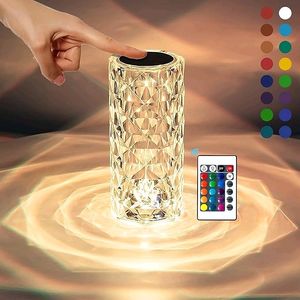 Rose Diamond Usb Charging Table Lamp