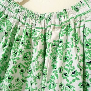 Very Cute Floral Skirt Bohemian Style High Waisted