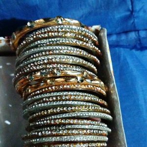 Zercon Stone Work Bangles Set