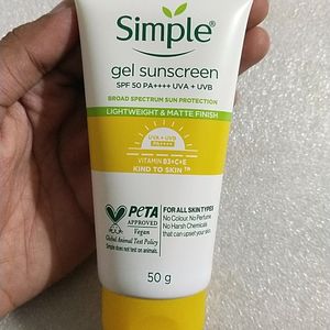 Gel Sunscreen SPF50PA++++