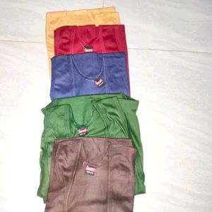 1 Pack Of 5 Men's Vest