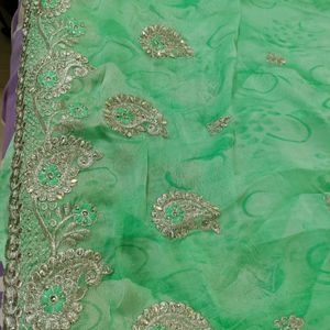 Price Drop!!! Cut work Festive Saree