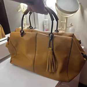 Mustard Spacious Handbag