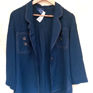 Casual Navy Blue Jacket (Women)