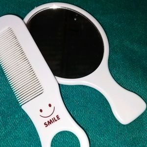 Mirror And Comb Set For Travel