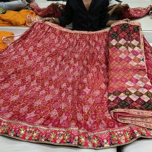 Bnarshi  Silk  Lehenga  Running  Blouse