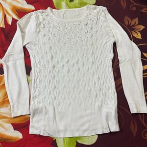 Women White Top For Winter