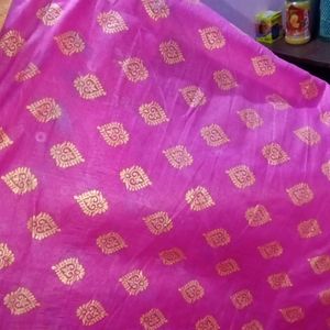 Women Printed Pink Dupatta