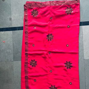 Pink Saree