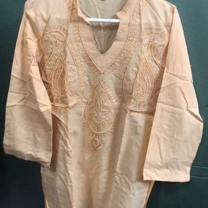 Kurti With Embroidery