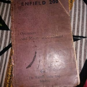 Royal Enfield Mini Bullet Original Service Manual