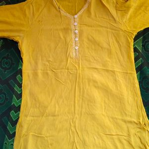 Kurta Set Mustard Colour