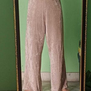 Flaired Beige Color Trouser