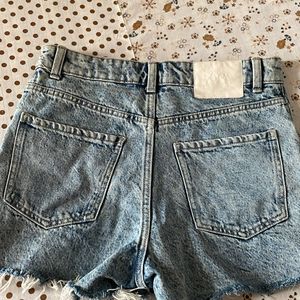 Zara Blue Denim Shorts