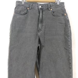 H&M Black Faded High Rise Casual Jeans (Women)