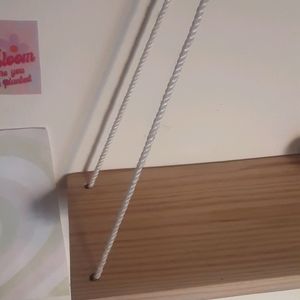 Aesthetic Wall Wood Hanging Shelf