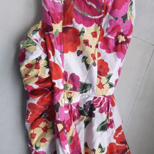 Floral Midi Dress Women