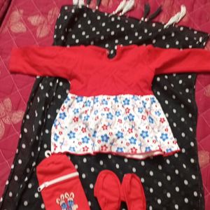 PRICE DROP!!!Three Baby Dress Combo (Only For 300₹