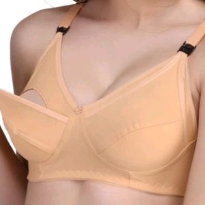 New Bra-Blue And Skin Colour Maternity Bra For Wom