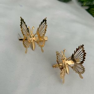 Gold Butterfly  Hair Clips(Women’s )