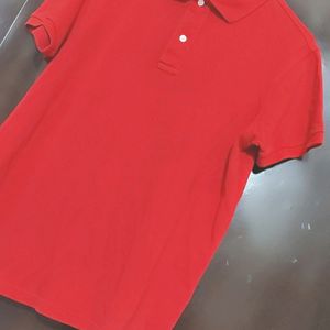 Red T-shirt For Boy & Men 40 Chest (Large)