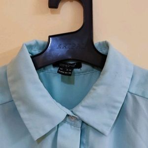 Blue Collared Shirt