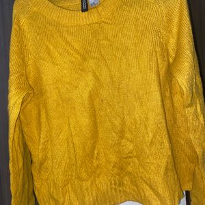 Soft Light Woolen Yellow Top