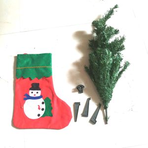 Combo Christmas Sock And Tree