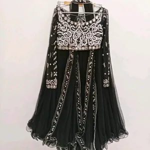 Black Mirror Work Lehenga Choli