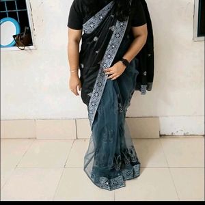 Black Partywear Saree🖤