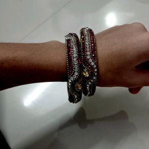 Red Diamond Bangles