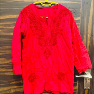 CHIKAN KARY SHORT KURTA