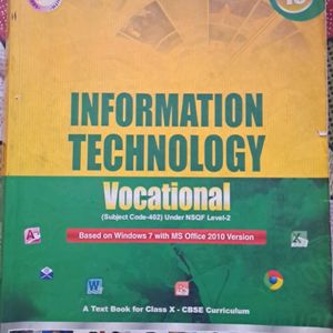 Class 10th- Information Technology Code No. 402 CBSE