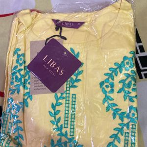 New Libas Embroidery Kurta Pent Set