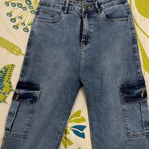 H&m Blue Pinteresty Cargo Jeans