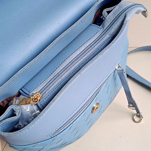 Backpack Cum Handbag In Pretty Pastel Blue Colou