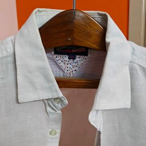 Brand New Looking White Linen Shirt