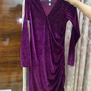 PRICE DROP🎀 WINE Partywear Dress