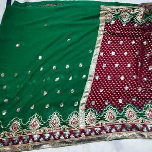 Georgette Heavy Work Saree