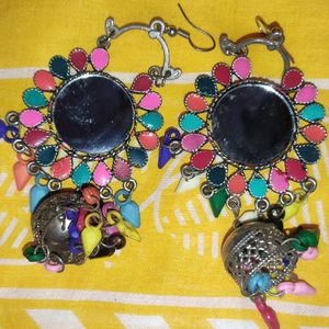 Mirror Banjara Earings