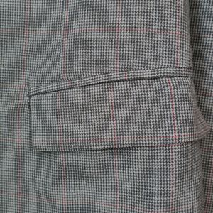 Grey checked Terrywool Blazer for men