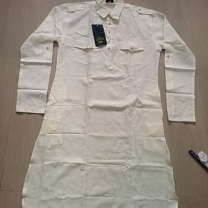 Pathani Off White Kurta