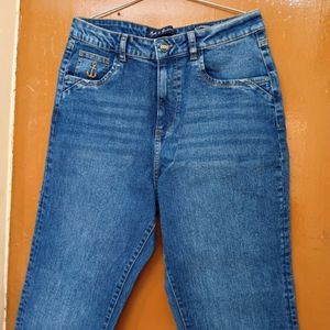 High waist Blue Jeans