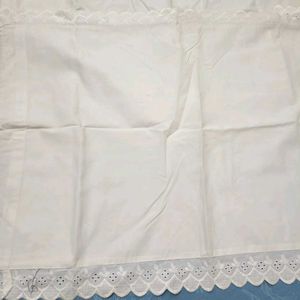 White Square Cushion Cover