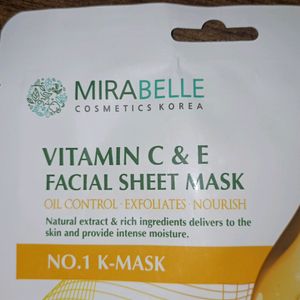 Mirabelle Vitc Sheet Mask