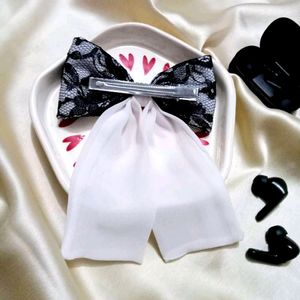 Lace  Bow Clip