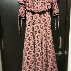 Long Off Shoulder Gown For Girls